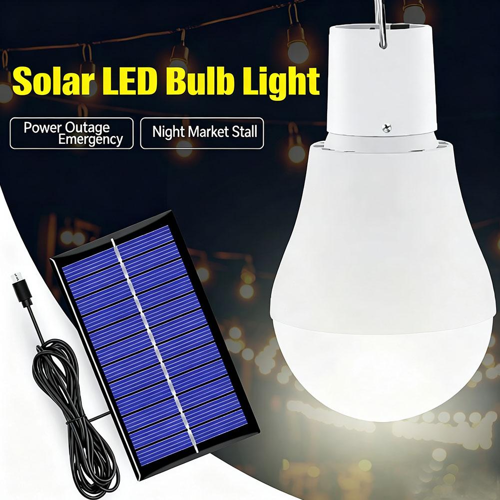 Solar LED Light Bulb IP65 Wate - Power Outage Light ulasan dan harga