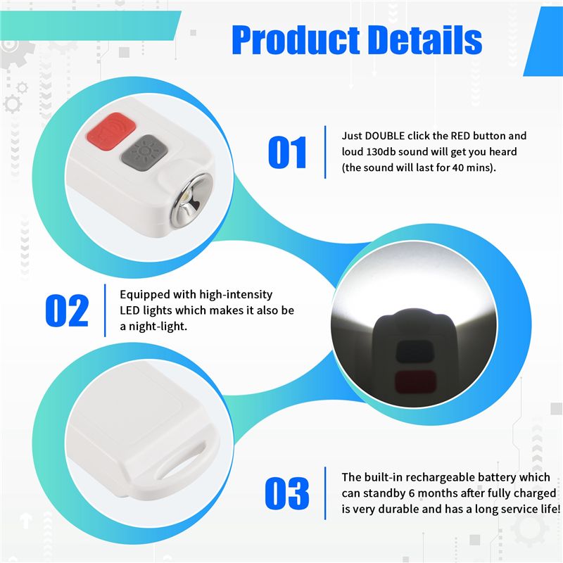 Personal Alarm,Safety Alarm Fo - Personal Alarm Keychain ulasan dan harga