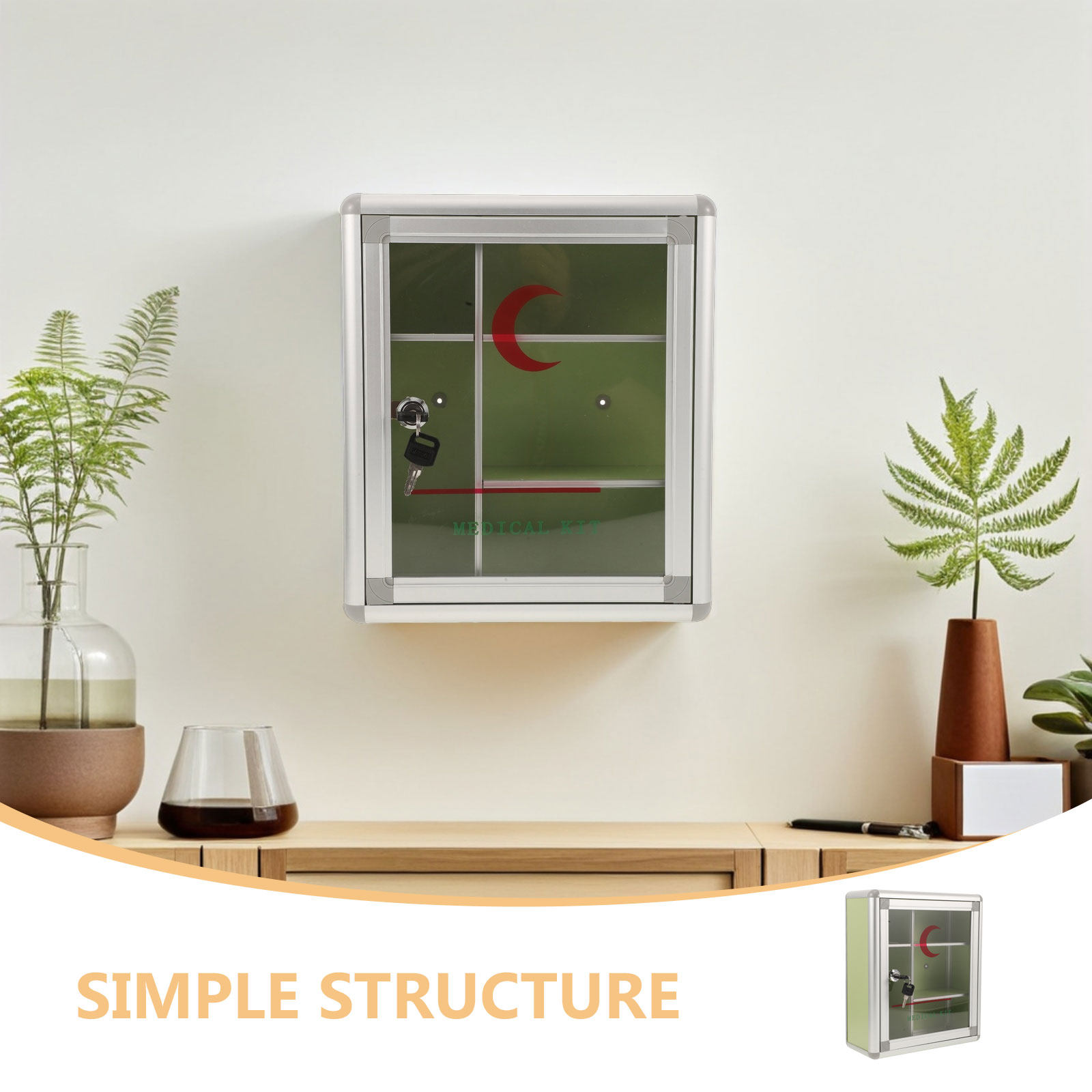 Wall Mount Lockable Medicine C - Medicine Cabinet Lock ulasan dan harga