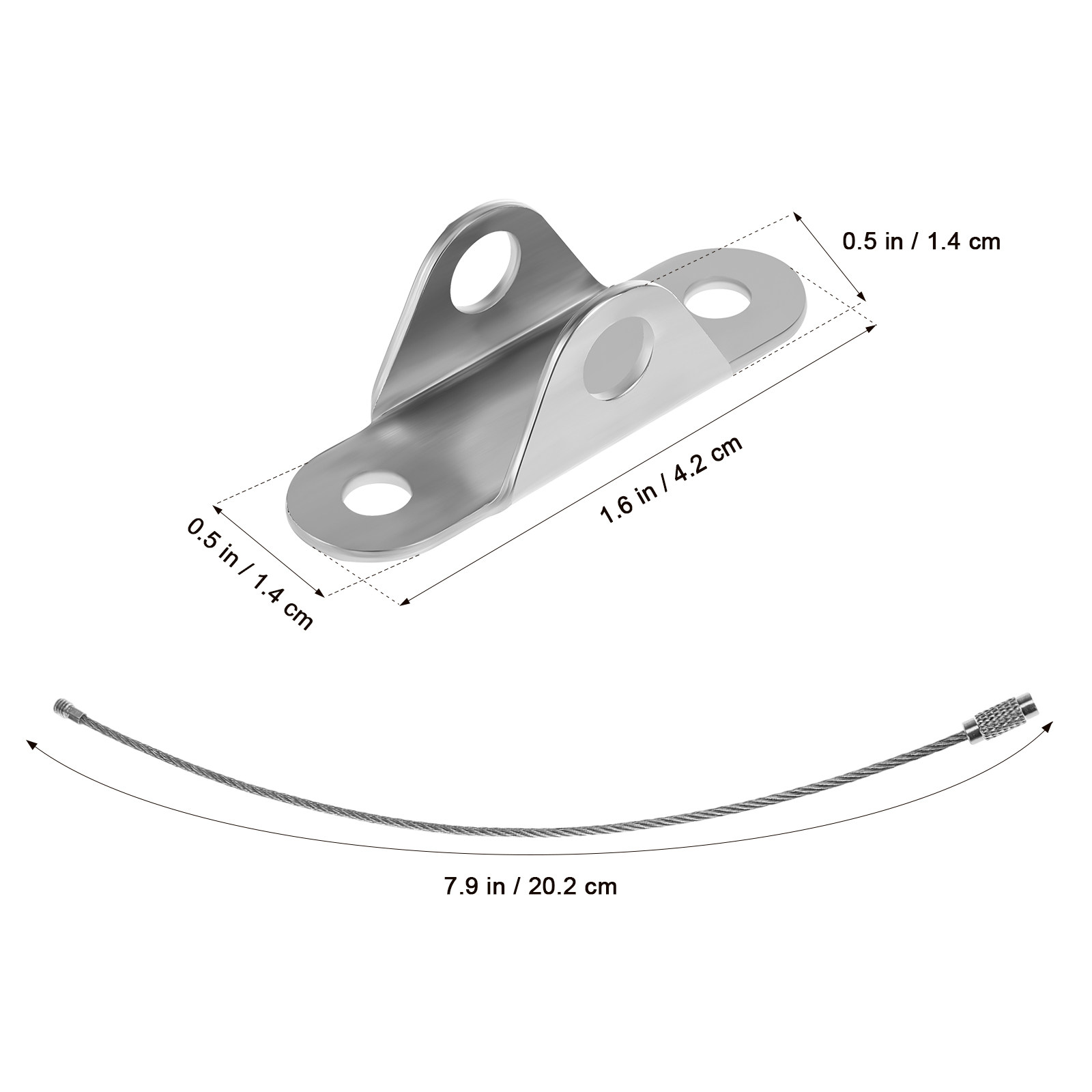 6Sets Cold Rolled Steel Furnit - Earthquake Anchor Strap ulasan dan harga